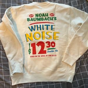 White Noise Film Promo Sweatshirt. Size Large